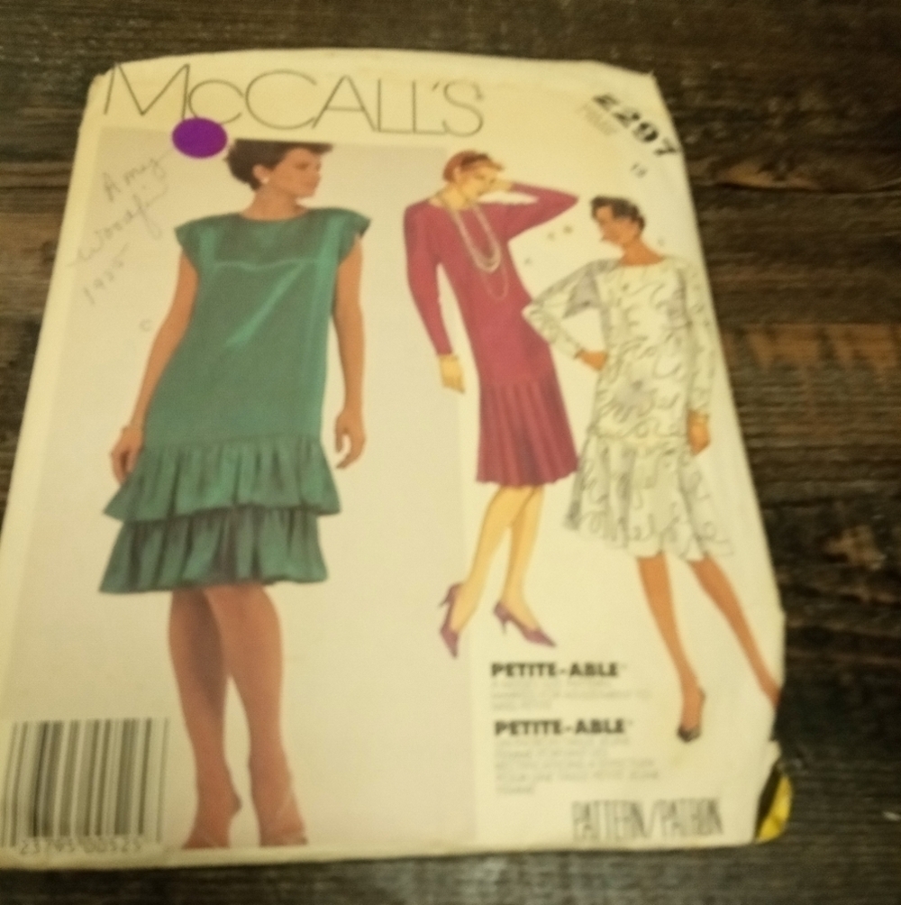 McCall's Sewing Pattern 2297 Women's Dress Size 12